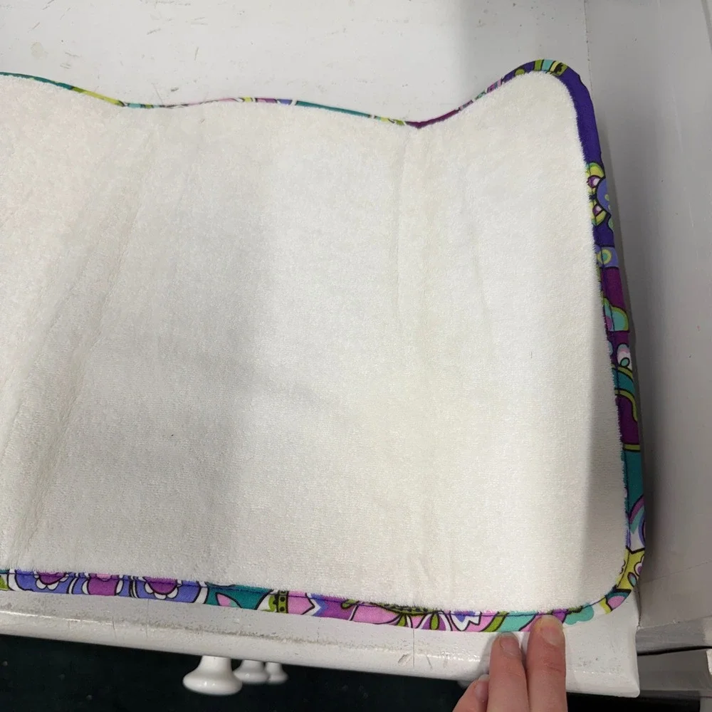 Vera Bradley Changing Pad Baby Heather‎ Purple Teal Paisley Quilted Travel